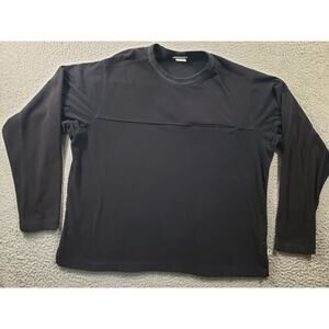 REI Sweatshirt Men's XL Extra Large Black Fleece Sweater Stretch Pullover Casual